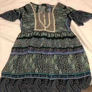 Anthropologie Tinley Mix Print Bohemian Dress